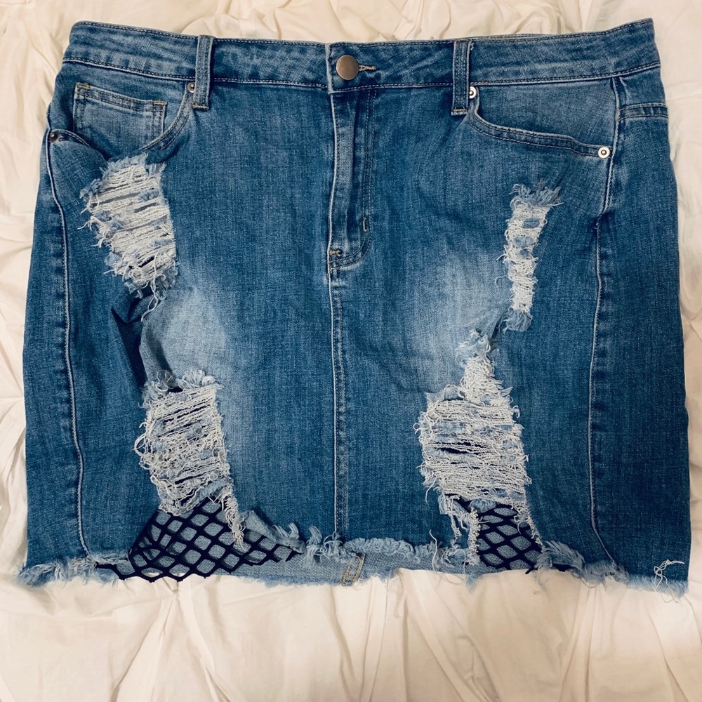 Forever 21+ denim skirt
